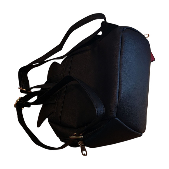 Mouse Ears Mini Backpack Purse & Coin Wallet Faux Leather Disney NWOT - Picture 8 of 14